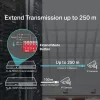TP-Link 24 prievadų 10/100Mbps + 2 prievadų Gigabit nevaldomas PoE+ komutatorius