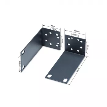 Montavimo komplektas TP-Link Omada Rack Mount Kit 13 colių metalinis juodas