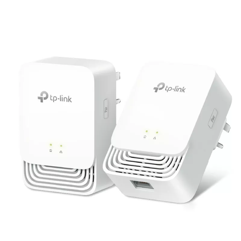TP-Link G.hn1200 Powerline rinkinys, 607 Mbit/s, Gigabit Ethernet, 10/100/1000 Mbit/s, HomePlug AV2, 300 m, balta