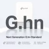 TP-Link G.hn1200 Powerline rinkinys, 607 Mbit/s, Gigabit Ethernet, 10/100/1000 Mbit/s, HomePlug AV2, 300 m, balta