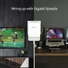 TP-Link G.hn1200 Powerline rinkinys, 607 Mbit/s, Gigabit Ethernet, 10/100/1000 Mbit/s, HomePlug AV2, 300 m, balta