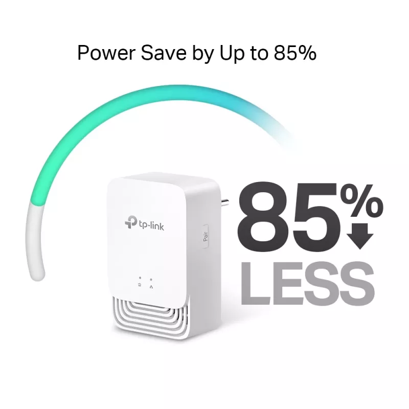 TP-Link G.hn1200 Powerline rinkinys, 607 Mbit/s, Gigabit Ethernet, 10/100/1000 Mbit/s, HomePlug AV2, 300 m, balta
