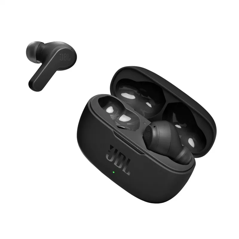 Belaidės ausinės JBL Wave 200 TWS juodos