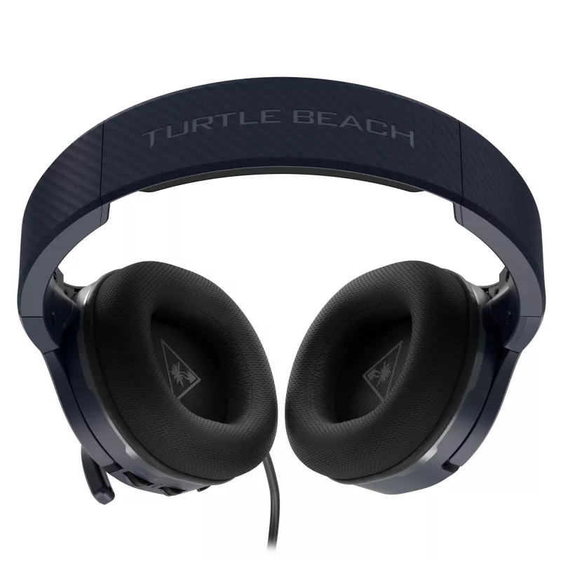Turtle Beach Recon 200 Gen 2 ausinės su laidu, galvos lankeliu, žaidimams, juodos, tamsiai mėlynos