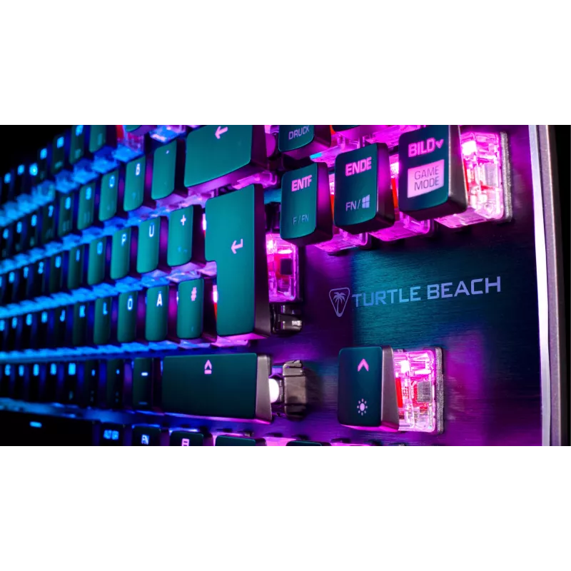 Turtle Beach Vulcan TKL klaviatūra, gaming, USB, QWERTZ, juoda