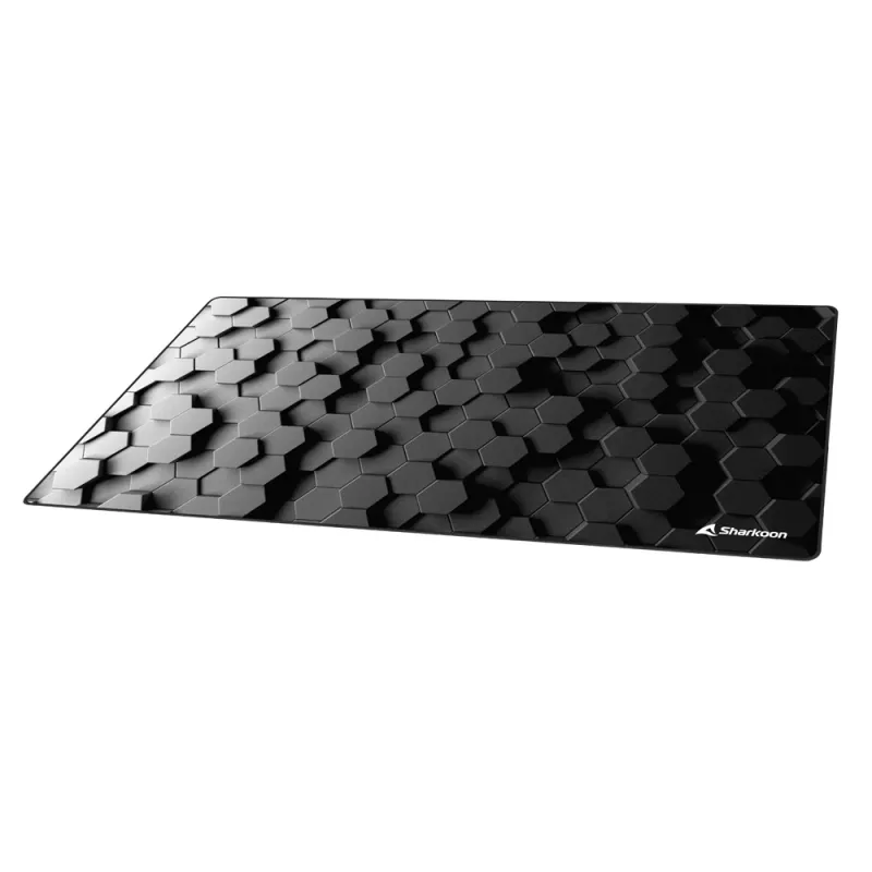 Sharkoon žaidimų pelės kilimėlis SGP30 Big Hex – juodas