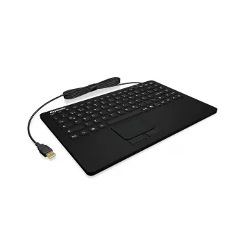 Klaviatūra KeySonic KSK-3230IN (DE) USB, QWERTZ vokiškas išdėstymas, juoda