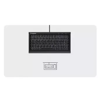 KeySonic KSK-3011ELC (DE) klaviatūra USB QWERTZ vokiška juoda
