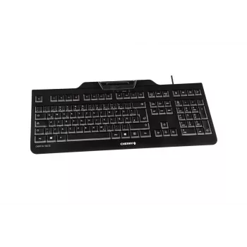 CHERRY KC 1000 SC klaviatūra biurui USB QWERTY JAV anglų juoda