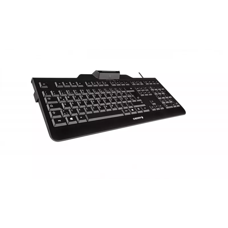 CHERRY KC 1000 SC klaviatūra biurui USB QWERTY JAV anglų juoda