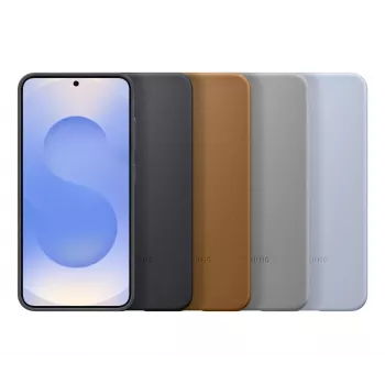 Samsung Kindsuit Faux Leather dėklas Galaxy S25