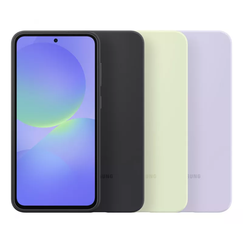 Samsung EF-PA366 silikoninis galinis dangtelis, skirtas Galaxy A36, šviesiai žalios spalvos