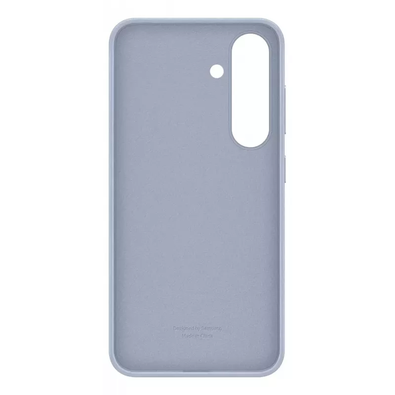 Samsung Kindsuit dirbtinės odos dėklas Galaxy S25, šviesiai mėlynas
