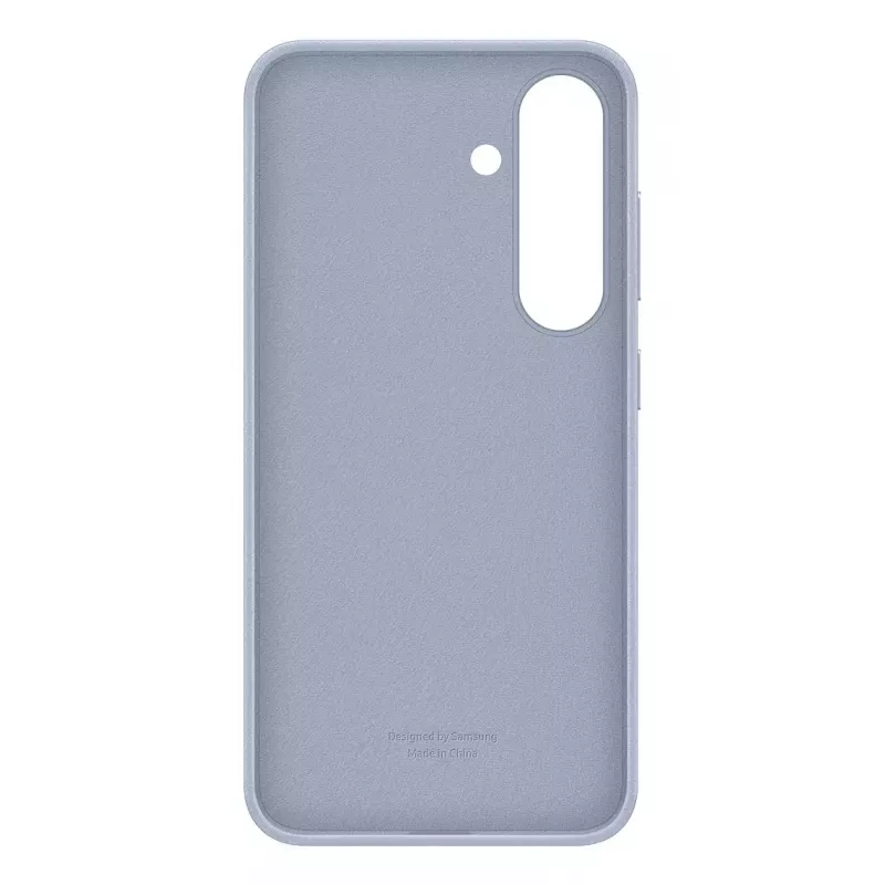 Samsung Kindsuit dirbtinės odos dėklas Galaxy S25, šviesiai mėlynas