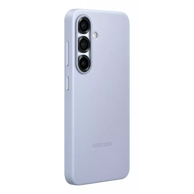Samsung Kindsuit dirbtinės odos dėklas Galaxy S25, šviesiai mėlynas