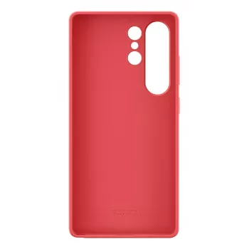 Dėklas Samsung Galaxy S25 Ultra Silikoninis Raudonas Monochrominis