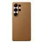Samsung EF-VS938 Kindsuit dirbtinės odos nugarėlė Galaxy S25 Ultra telefonui, kupranugario (ruda)