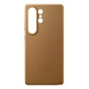 Samsung EF-VS938 Kindsuit dirbtinės odos nugarėlė Galaxy S25 Ultra telefonui, kupranugario (ruda)