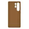 Samsung EF-VS938 Kindsuit dirbtinės odos nugarėlė Galaxy S25 Ultra telefonui, kupranugario (ruda)