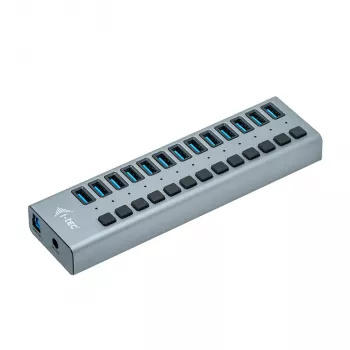 i-tec USB 3.0 įkrovimo stotelė 13 prievadų + 60 W maitinimo adapteris
