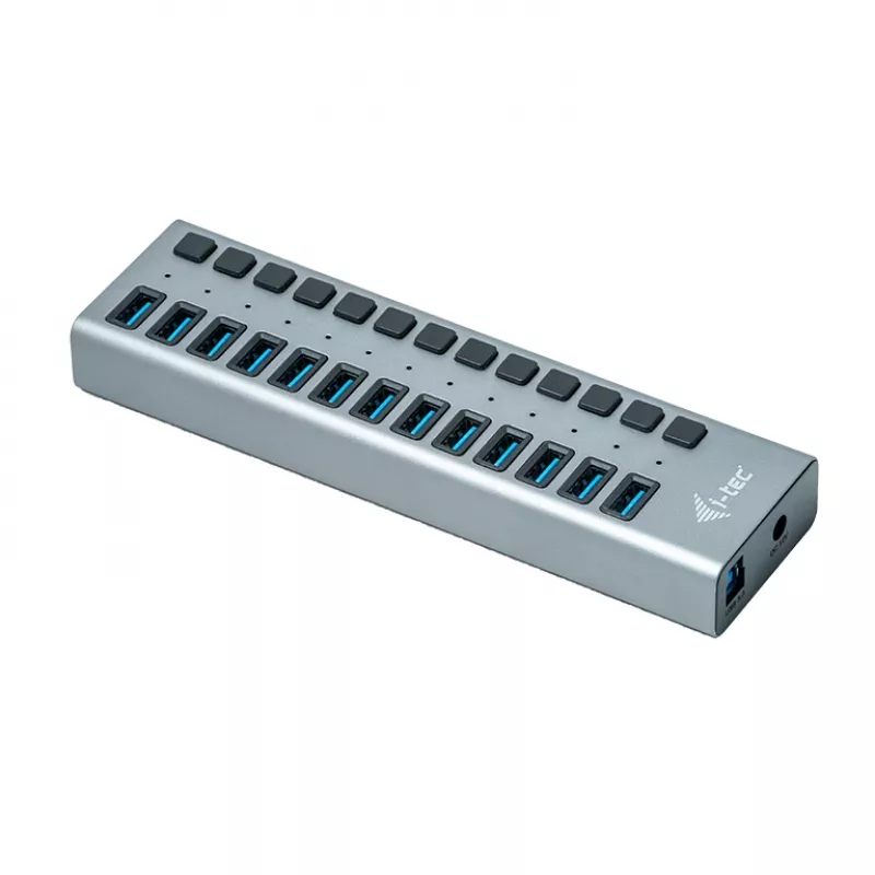i-tec USB 3.0 įkrovimo stotelė 13 prievadų + 60 W maitinimo adapteris