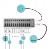 i-tec USB 3.0 įkrovimo stotelė 13 prievadų + 60 W maitinimo adapteris