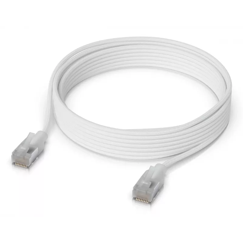 Ubiquiti UniFi Etherlighting tinklo jungiamasis kabelis, 5 m, Cat6, baltas (UACC-Cable-Patch-EL-5M-W)