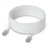 Ubiquiti UniFi Etherlighting tinklo jungiamasis kabelis, 12 m, Cat6, baltas (UACC-Cable-Patch-EL-12M-W)