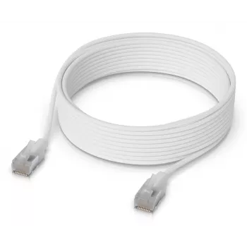 Ubiquiti UniFi Etherlighting tinklo jungiamasis kabelis, 8 m, Cat6, baltas (UACC-Cable-Patch-EL-8M-W)