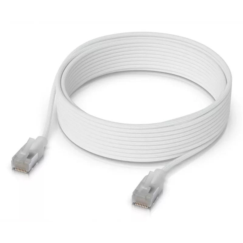 Ubiquiti UniFi Etherlighting tinklo jungiamasis kabelis, 8 m, Cat6, baltas (UACC-Cable-Patch-EL-8M-W)