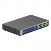NETGEAR GS516UP nevaldomas Gigabit Ethernet (10/100/1000) maitinimas per Ethernet (PoE) pilkas