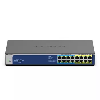 NETGEAR GS516UP nevaldomas Gigabit Ethernet (10/100/1000) maitinimas per Ethernet (PoE) pilkas