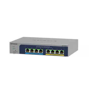 NETGEAR 8 prievadų Ultra60 PoE++ Multi-Gigabit (2.5G) Ethernet Plus jungiklis valdomas L2/L3, pilka