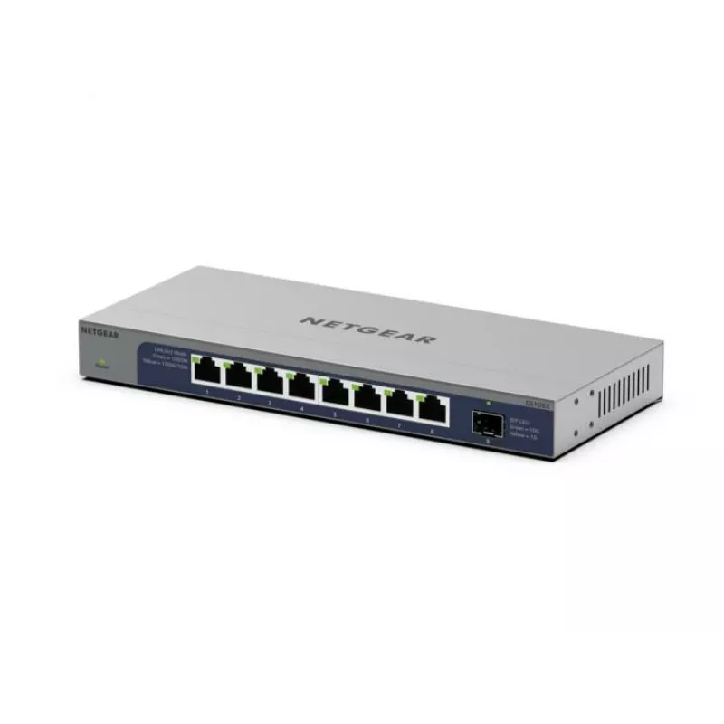NETGEAR GS108X nevaldomas L2 Gigabit Ethernet komutatorius (10/100/1000) pilka