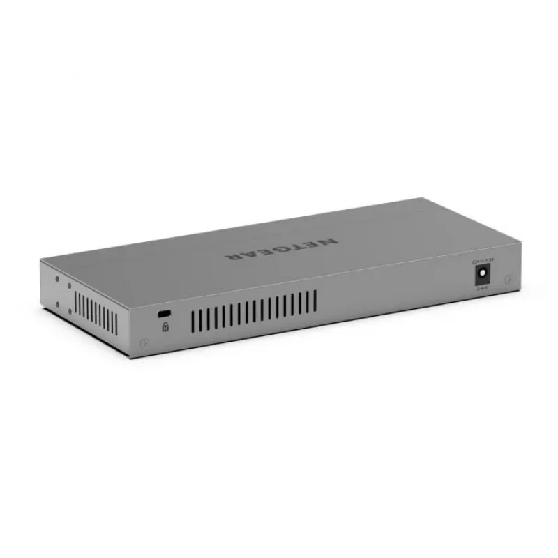 NETGEAR GS108X nevaldomas L2 Gigabit Ethernet komutatorius (10/100/1000) pilka