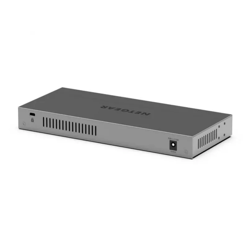 NETGEAR GS108X nevaldomas L2 Gigabit Ethernet komutatorius (10/100/1000) pilka