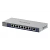 NETGEAR GS108MX-100EUS tinklo jungiklis, nevaldomas L2, Gigabit Ethernet (10/100/1000), stalinis / montuojamas ant sienos