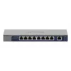 NETGEAR GS108MX-100EUS tinklo jungiklis, nevaldomas L2, Gigabit Ethernet (10/100/1000), stalinis / montuojamas ant sienos