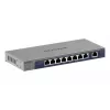 NETGEAR GS108MX-100EUS tinklo jungiklis, nevaldomas L2, Gigabit Ethernet (10/100/1000), stalinis / montuojamas ant sienos