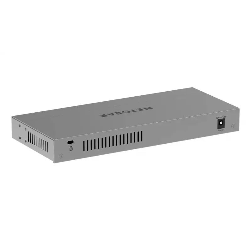 NETGEAR GS108MX-100EUS tinklo jungiklis, nevaldomas L2, Gigabit Ethernet (10/100/1000), stalinis / montuojamas ant sienos