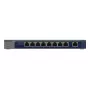 NETGEAR GS108MX-100EUS tinklo jungiklis, nevaldomas L2, Gigabit Ethernet (10/100/1000), stalinis / montuojamas ant sienos