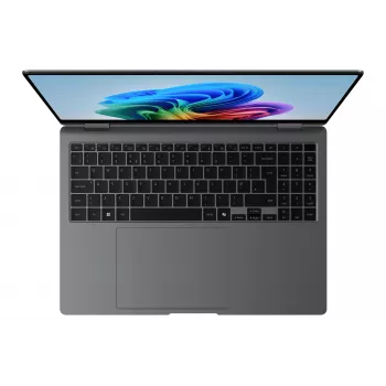 Samsung Galaxy Book5 Pro 360 Copilot+ PC Intel Core Ultra 7 256V nešiojamas kompiuteris 40,6 cm (16 colių) liečiamas ekranas WQXGA+ 16 GB LPDDR5x-SDRAM 1 TB SSD Wi-Fi 7 (802.11be) Windows 11 Home pilka