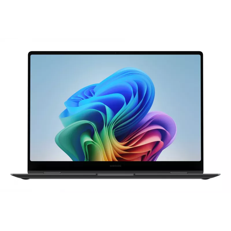 Samsung Galaxy Book5 Pro 360 Copilot+ PC Intel Core Ultra 7 256V nešiojamas kompiuteris 40,6 cm (16 colių) liečiamas ekranas WQXGA+ 16 GB LPDDR5x-SDRAM 1 TB SSD Wi-Fi 7 (802.11be) Windows 11 Home pilka