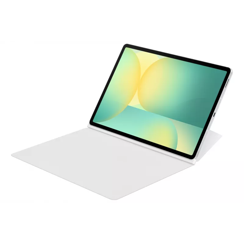 Samsung EF-BX620 Smart Book Cover planšetės dėklas Galaxy Tab S10 FE+, TPU, įmontuota atrama, rašiklio dėklas, 458 g, baltas