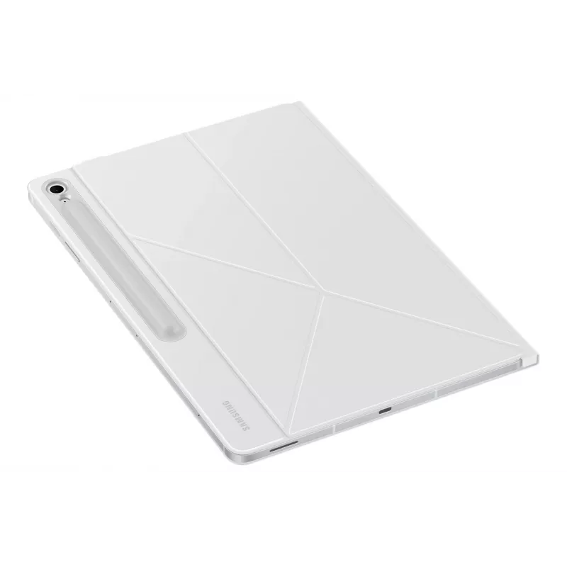 Samsung EF-BX620 Smart Book Cover planšetės dėklas Galaxy Tab S10 FE+, TPU, įmontuota atrama, rašiklio dėklas, 458 g, baltas