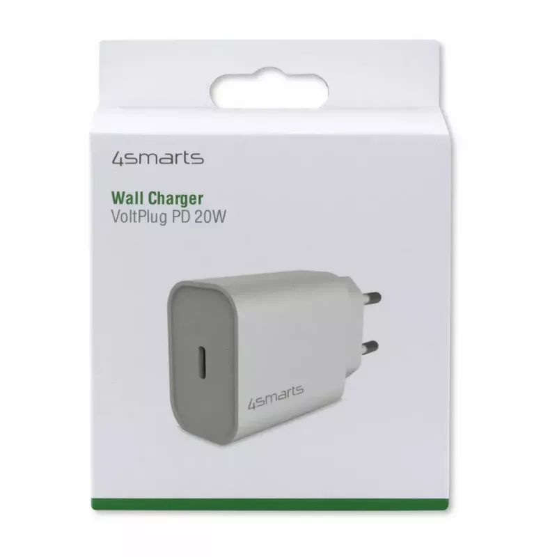 USB įkroviklis 4smarts 465575 Universal White 20W PD