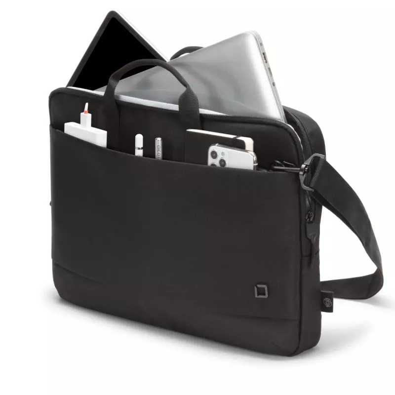 Dėklas nešiojamam kompiuteriui DICOTA Slim Eco Motion 14-15.6 col. juodas / 600d RPE poliesteris