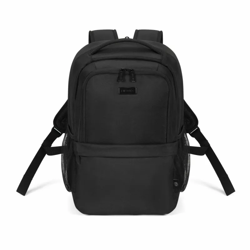 DICOTA Eco Core kuprinė nešiojamam kompiuteriui 15-17,3 col. - juoda / 300d 100% perdirbtas PET poliesteris