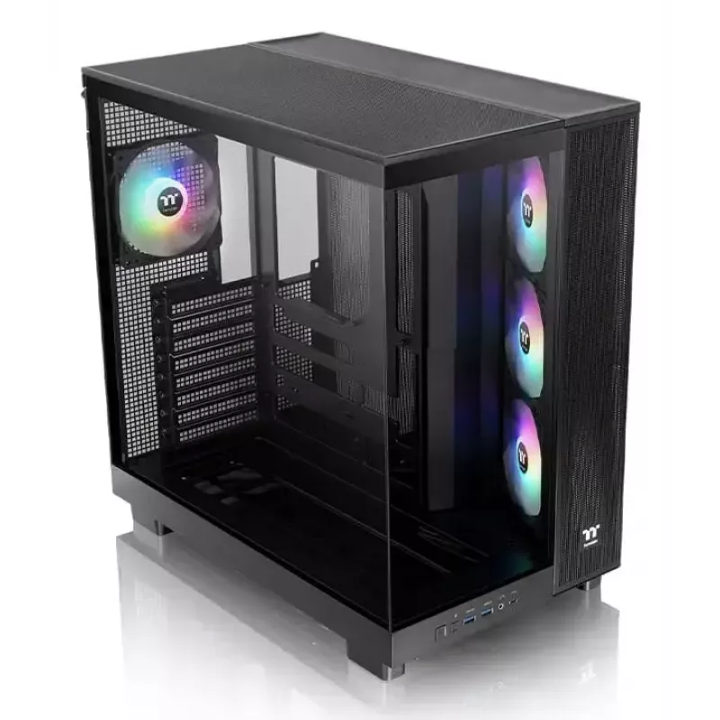 PC korpusas Thermaltake View 380 XL TG ARGB Midi Tower juodas