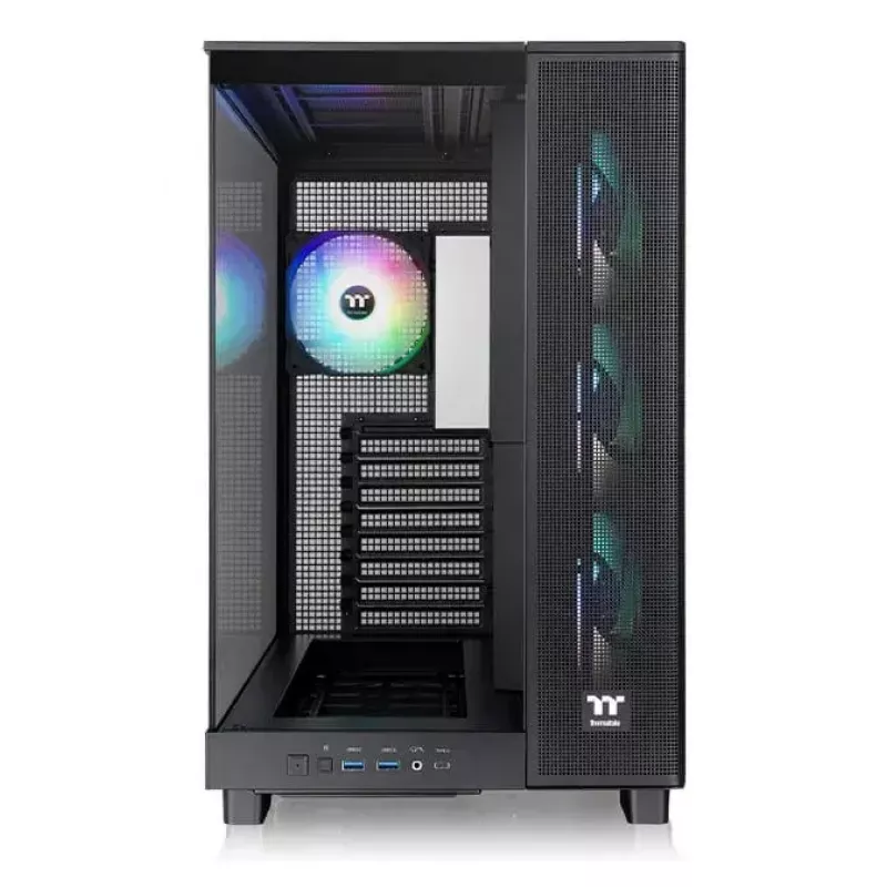 PC korpusas Thermaltake View 380 XL TG ARGB Midi Tower juodas
